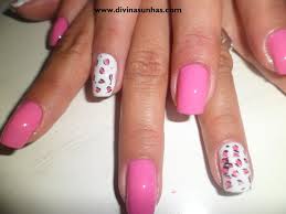 Unhas Decoradas Rosa